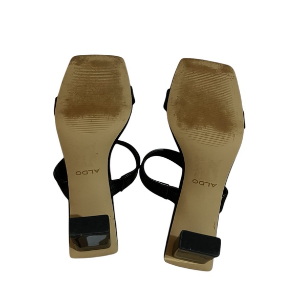 Aldo Black Ranalassi Block Heel Mules - Picture 3 of 5